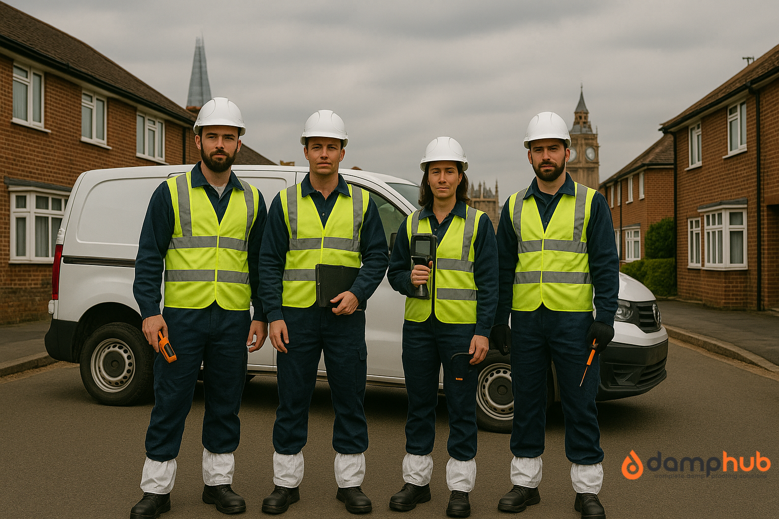 damp experts posing