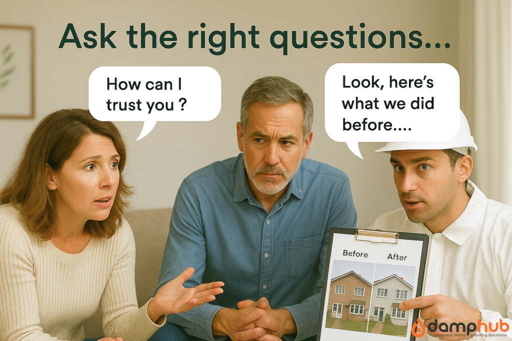 questions to ask damp surveyors
