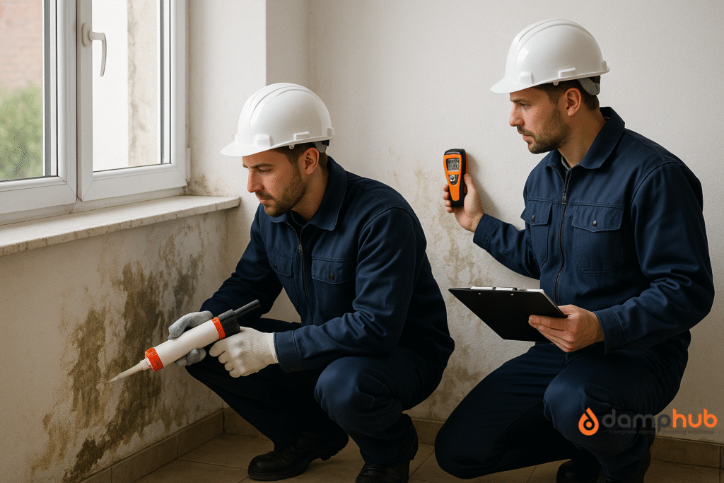 damp surveyors working