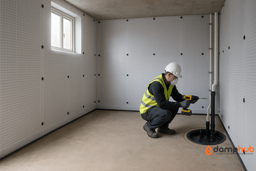 cavity membrane installation